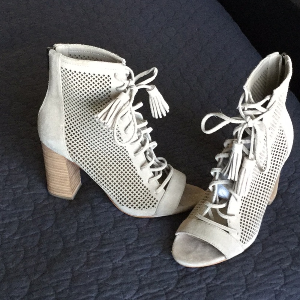 Marc fisher lace up sandals